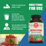 WHOLE WORLD WELLNESS Berberine Supplement 1200mg capsules in a health setting