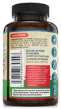WHOLE WORLD WELLNESS Berberine Supplement 1200mg capsules with fresh ingredients