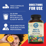 WHOLE WORLD WELLNESS Men's Multivitamin bottle with natural background