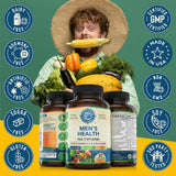 WHOLE WORLD WELLNESS Men's Multivitamin with a daily planner