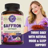 WHOLE WORLD WELLNESS Saffron Extract bottle side view