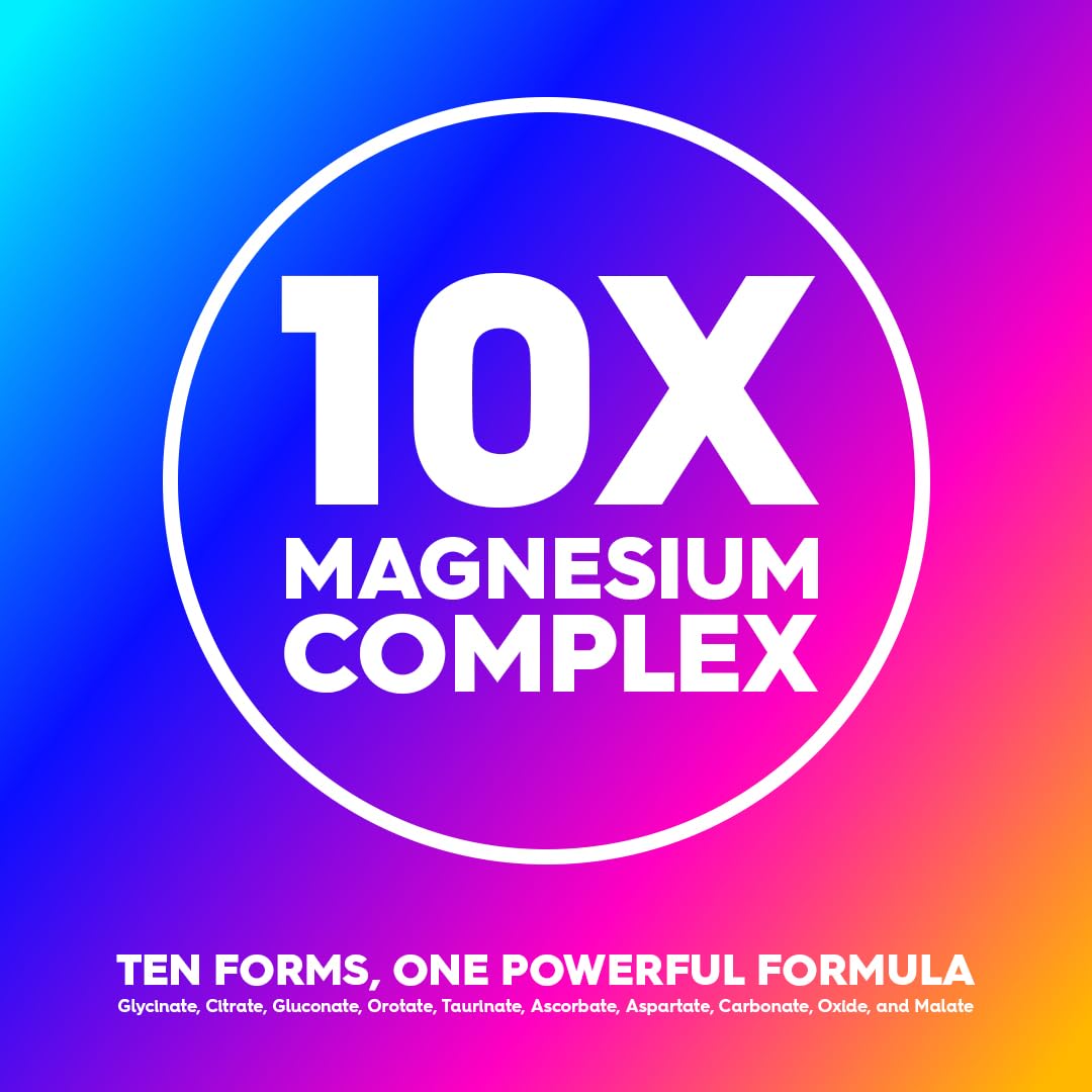 WholeMag Magnesium Complex 10 Forms 1490mg supplement on a kitchen counter