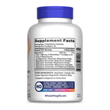 WholeMag Magnesium Complex 10 Forms 1490mg supplement side view