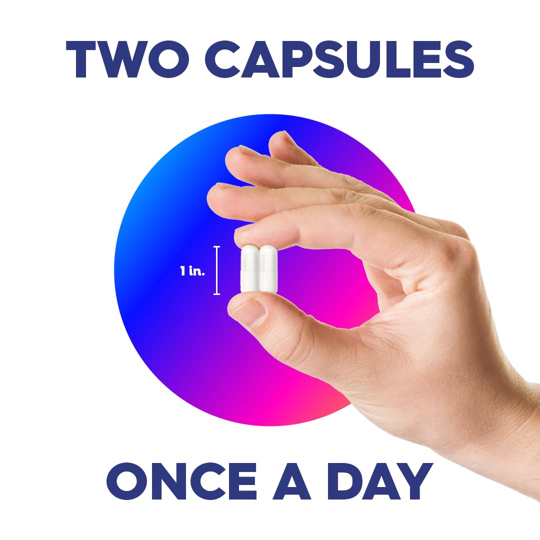 WholeMag Magnesium Complex 10 Forms 1490mg supplement with a glass of water