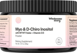 Wholesome Story Myo Inositol Powder front view with packaging