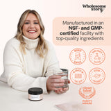 Wholesome Story Myo-Inositol Powder packaging with ingredients list