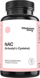 Wholesome Story N-Acetyl-L-Carnitine 600mg capsules front view