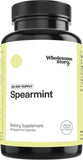 Wholesome Story Vegan Spearmint Capsules bottle front view