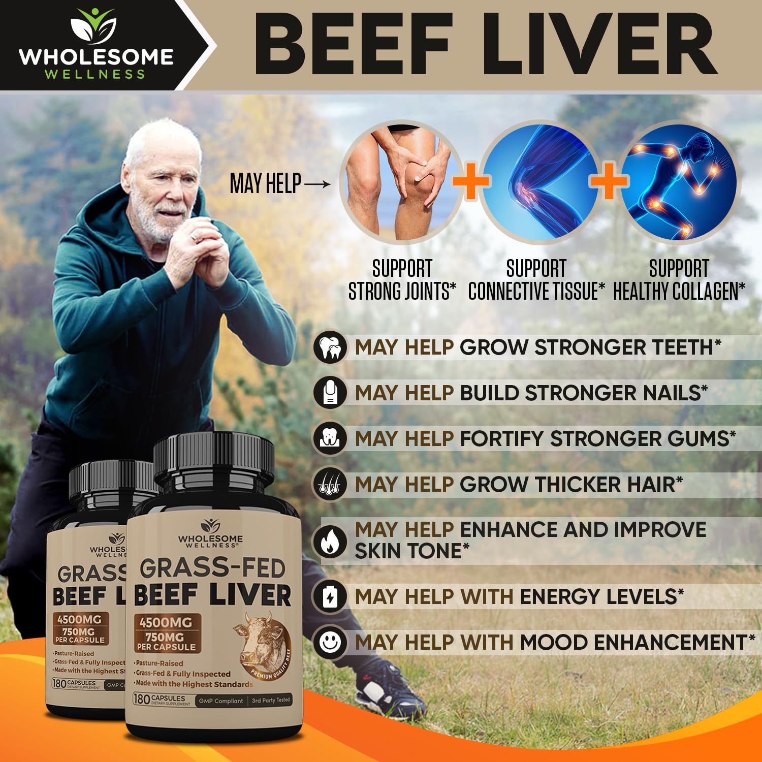 Wholesome Wellness Liver Extract 200g nutritional information