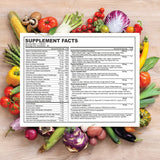 Wholesome Wellness Men's Whole Food Multivitamin side view