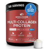 Wholesome Wellness Multi-Collagen Powder 568g front view