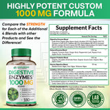 Wholesome Wellness Multi-Enzyme Supplement 1000 MG capsules in a hand