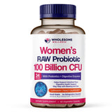 Wholesome Wellness Probiotic Blend 100 Billion CFU 60 Capsules front view