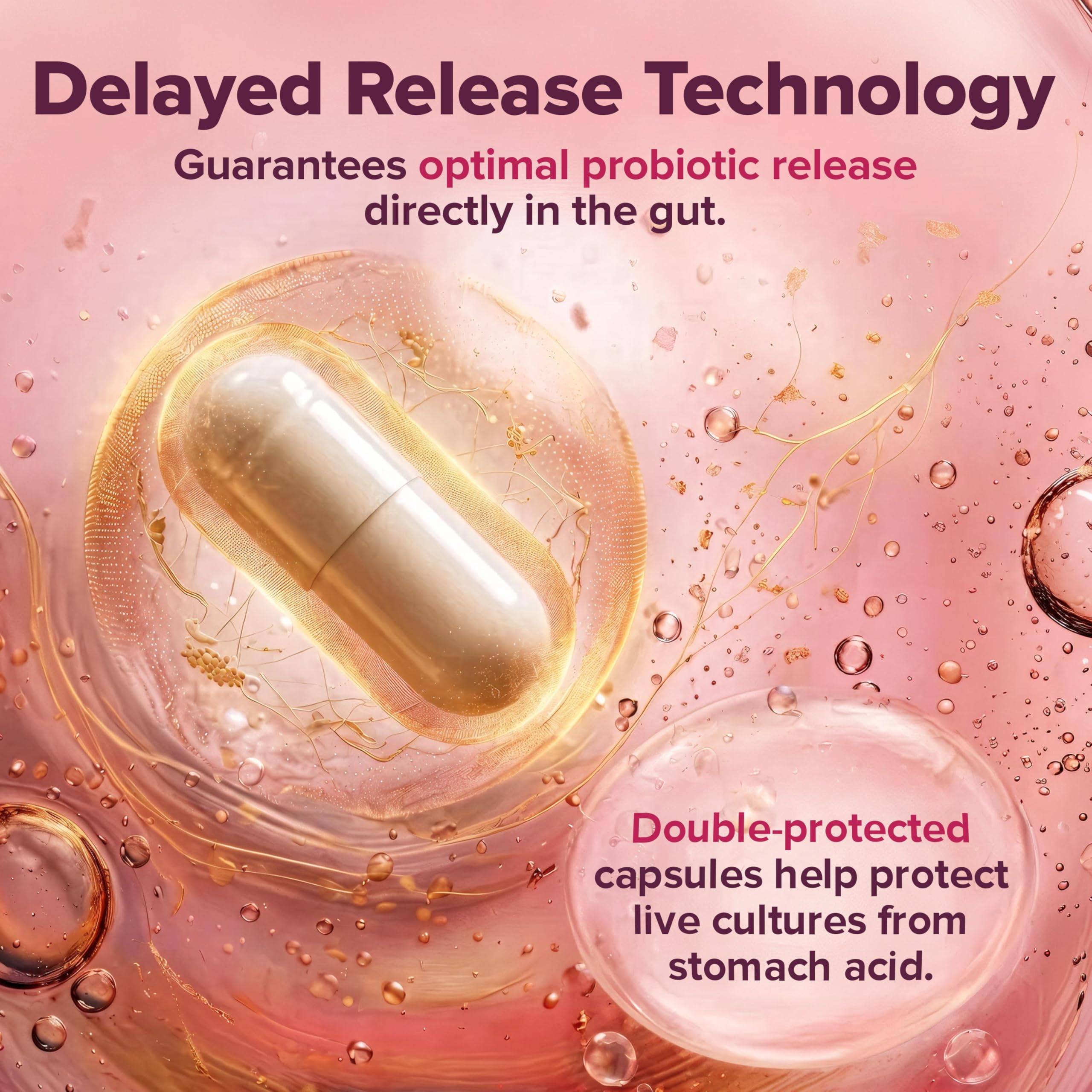 Wholesome Wellness Probiotic Blend capsules in a hand