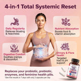 Wholesome Wellness Probiotic Blend capsules on a wooden surface