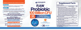 Wholesome Wellness Probiotic Supplement bottle side view