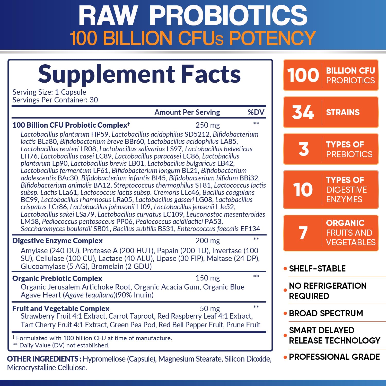 Wholesome Wellness Probiotic Supplement capsules close-up