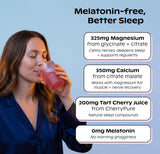 wholier Night Minerals Magnesium Drink Mix 227g mixed with water