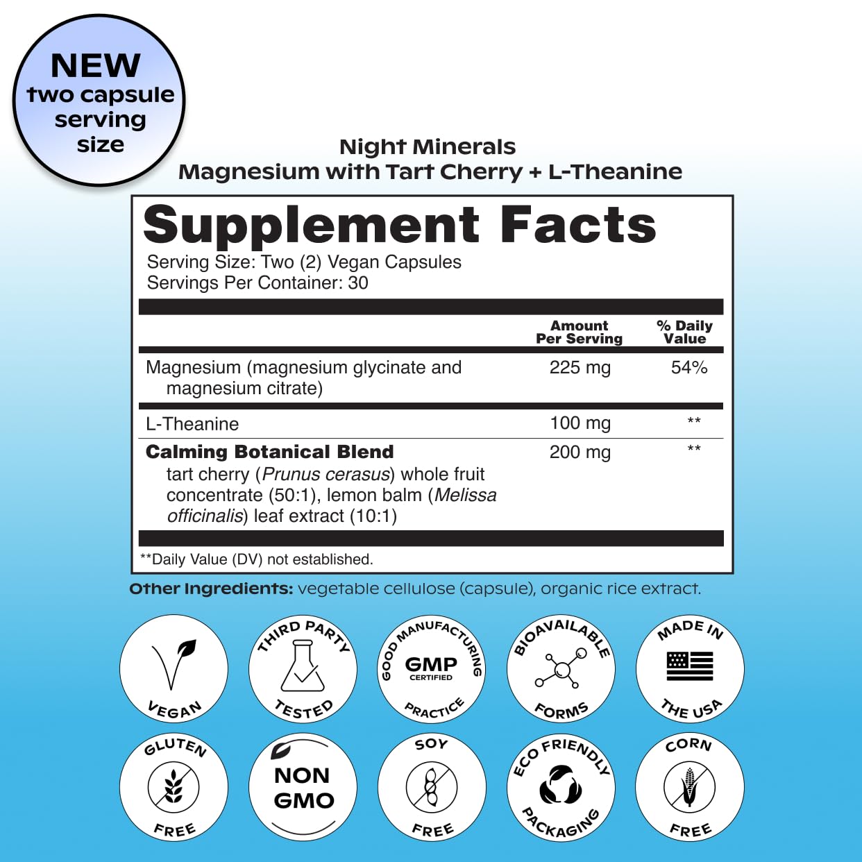 wholier Night Minerals magnesium supplement capsules on a table