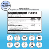 wholier Night Minerals magnesium supplement capsules on a table