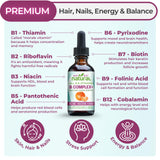Why Not Natural B-Complex Liquid Supplement 141g bottle side view