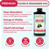 Why Not Natural Liquid Iron Supplement 572g packaging