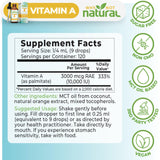 Why Not Natural Liquid Vitamin A Drops 10000 IU with dropper