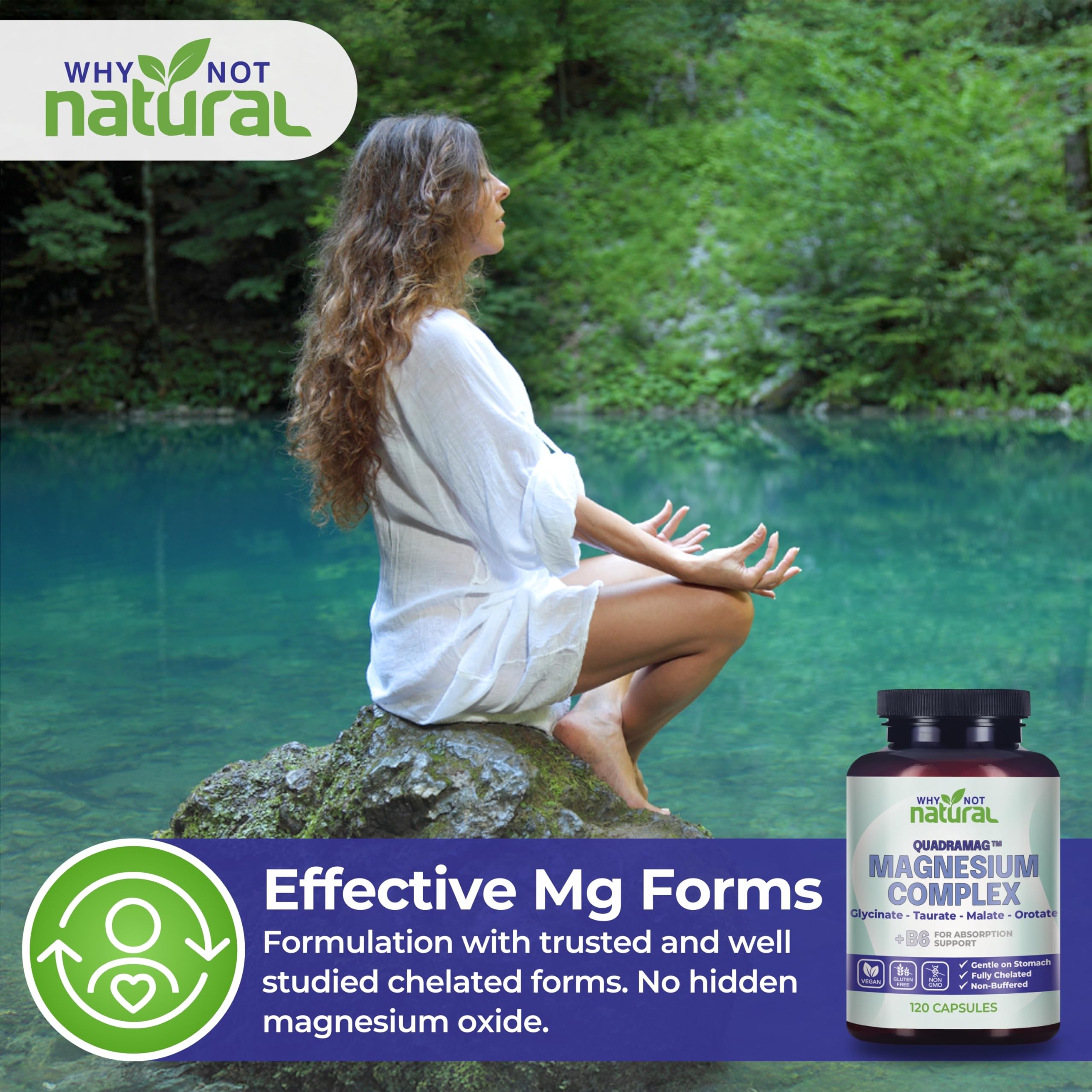 Why Not Natural Magnesium Complex 150g packaging