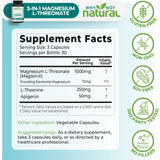 Why Not Natural Magnesium L-Threonate 70g ingredients list