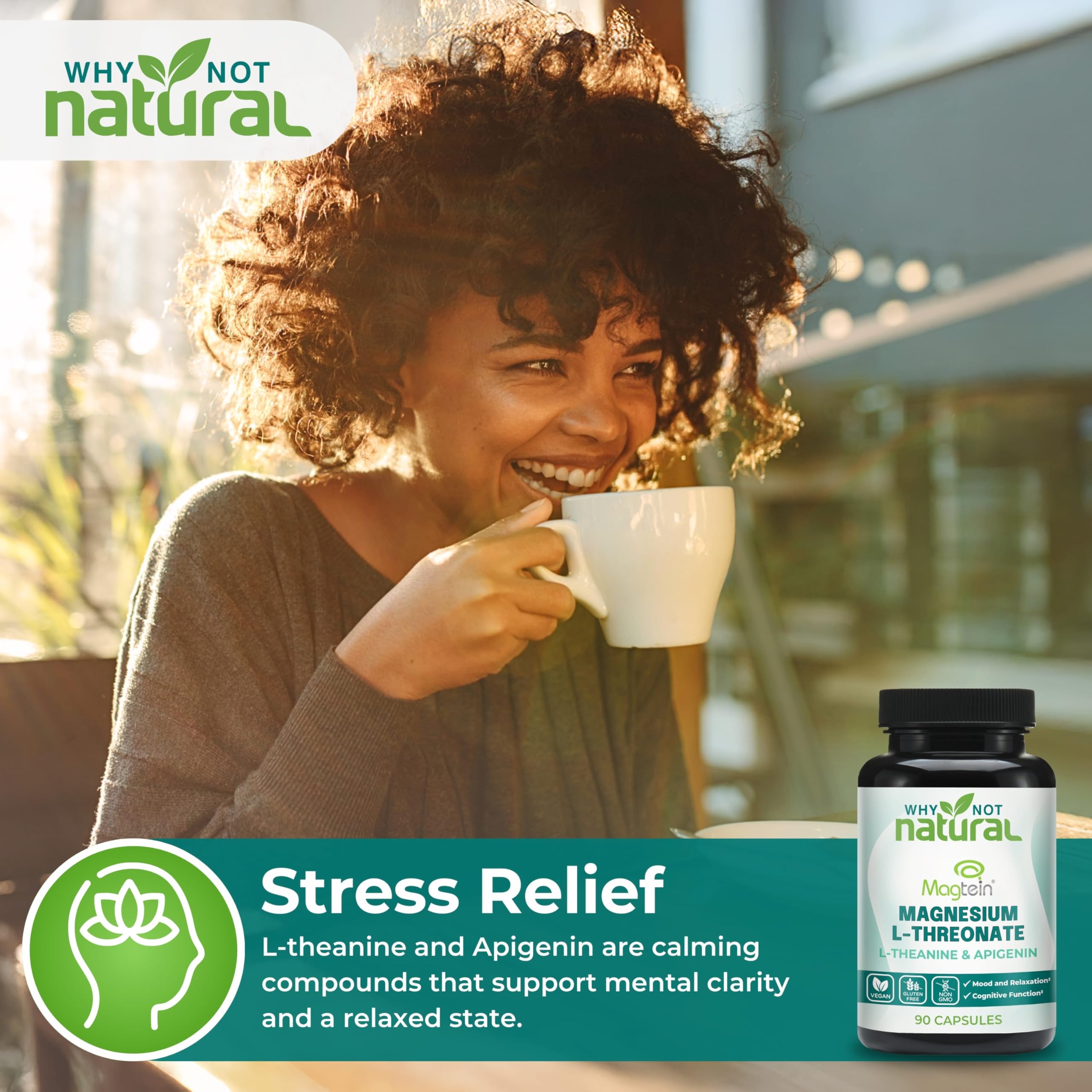 Why Not Natural Magnesium L-Threonate 70g packaging