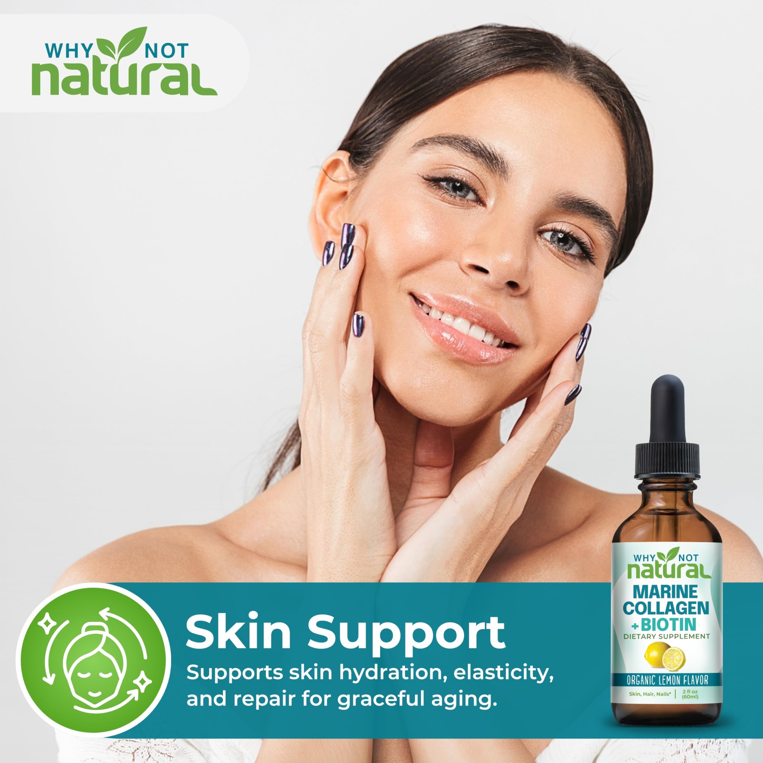 Why Not Natural Marine Collagen Liquid 141g packaging