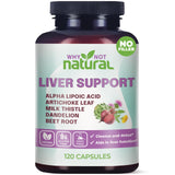 Why Not Natural Milk Thistle Liver Support Complex front view