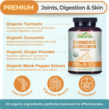 Why Not Natural Turmeric Supplement 100g back view