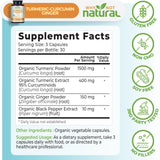 Why Not Natural Turmeric Supplement with ginger and turmeric roots