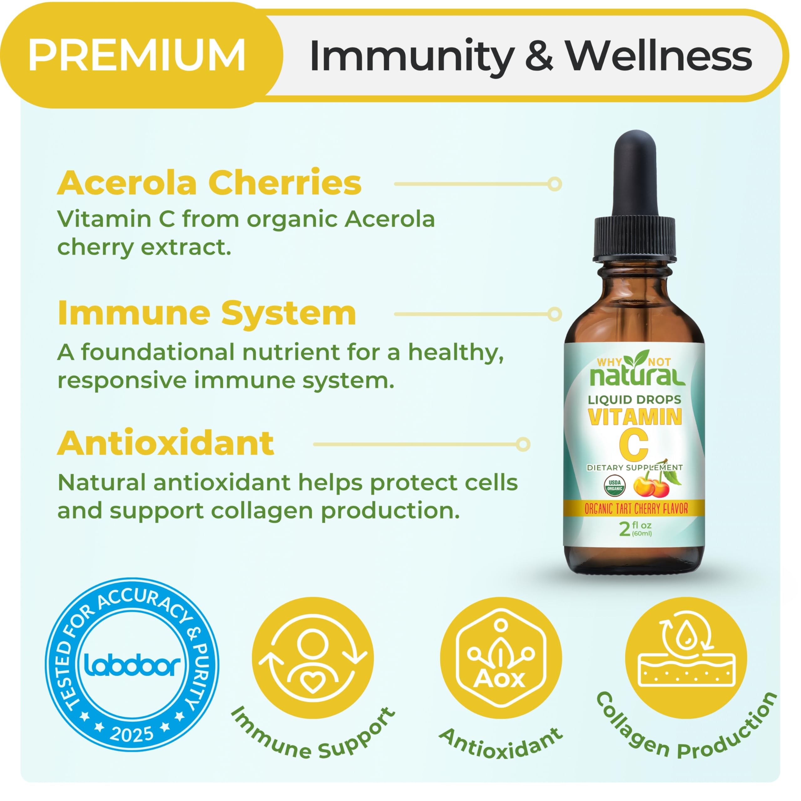 Why Not Natural Vitamin C 141g packaging side view
