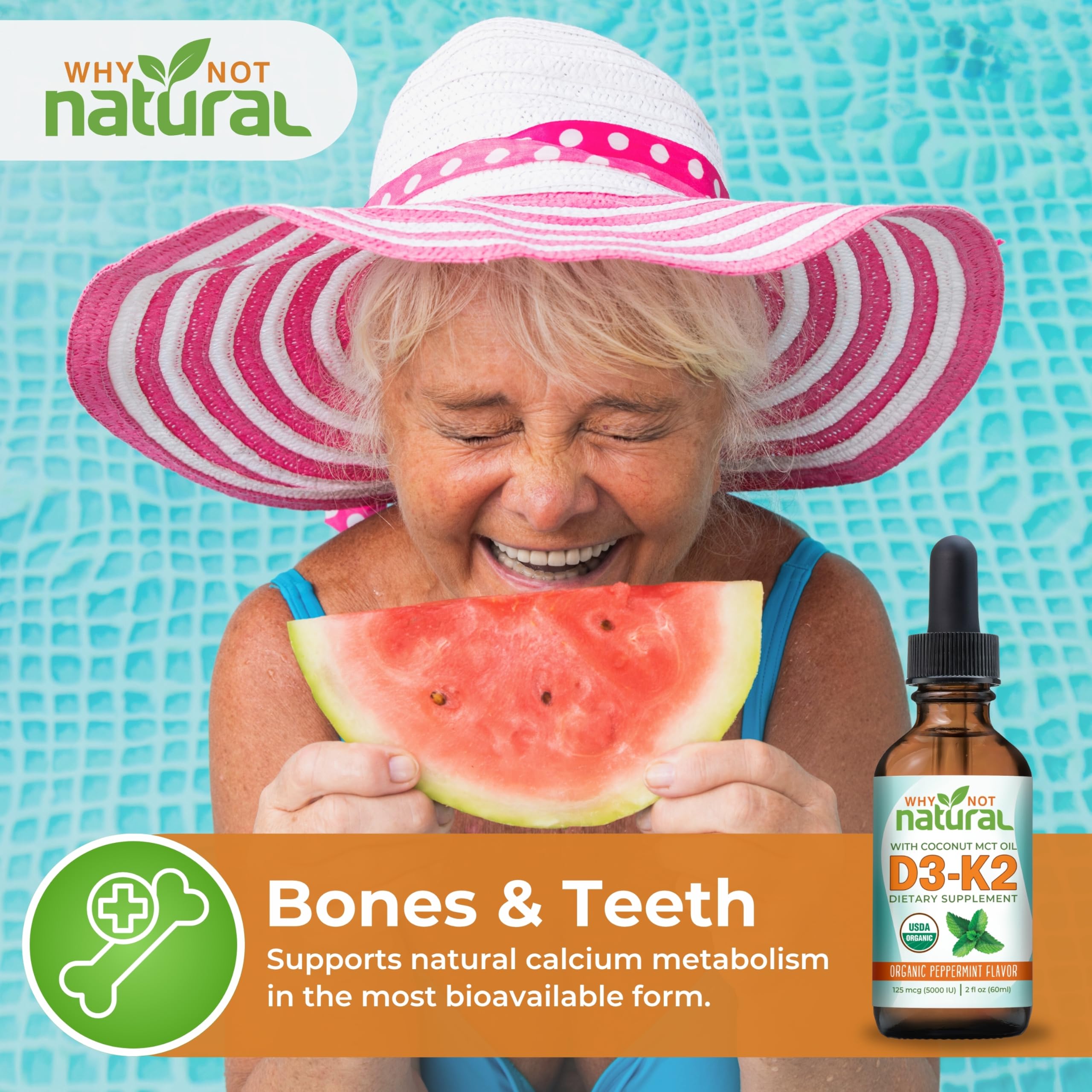 Why Not Natural Vitamin D3 & K2 Drops 5000 IU lifestyle scene