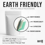 WHYZ Creatine HCl Unflavoured Powder mixed in a drink