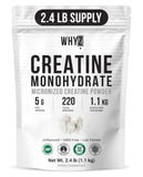 WHYZ Creatine Monohydrate Powder 1089g front view