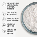 WHYZ D-Mannose Powder 381g container opened with powder visible