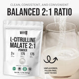 WHYZ L-Citrulline Malate Powder 524g scoop for serving