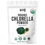 WHYZ Organic Chlorella Powder 68g front view