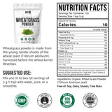 WHYZ Organic Wheat Grass Powder 513g packaging