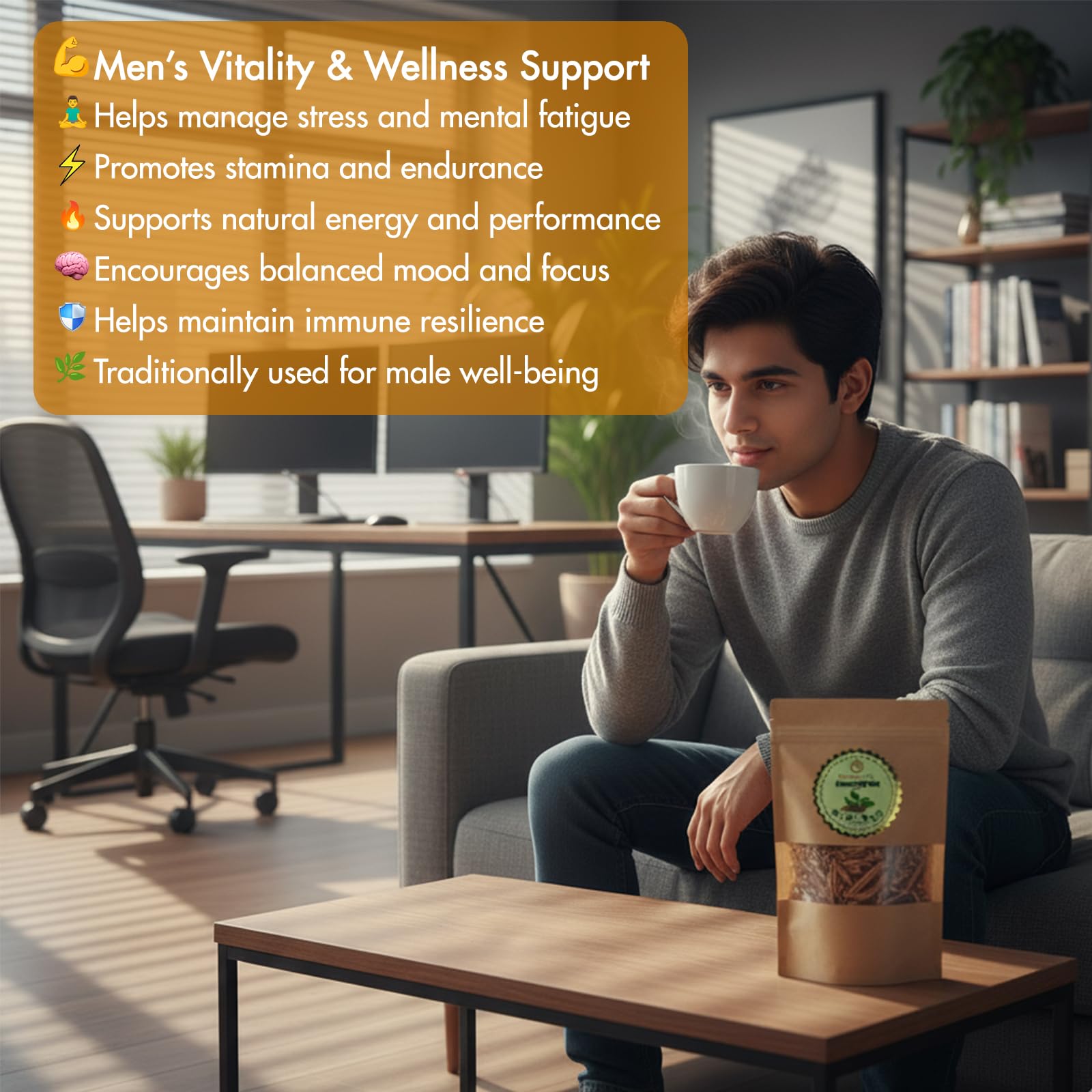 wid Pure Ashwagandha Dried Root 118g eco-friendly packaging