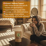 wid Pure Ashwagandha Dried Root 118g in herbal tea preparation