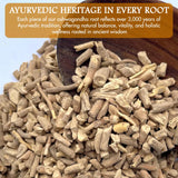 wid Pure Ashwagandha Dried Root 118g with measuring spoon