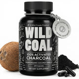 Wild Foods Activated Charcoal Capsules front view