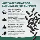 Wild Foods Activated Charcoal Capsules side view