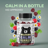 Wild Foods Calming Gummies for Kids berry-sweet gummies close-up