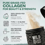 Wild Foods Collagen Peptides Powder packaging side view