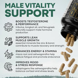 Wild Foods Herbal Stack for Man 109g side view